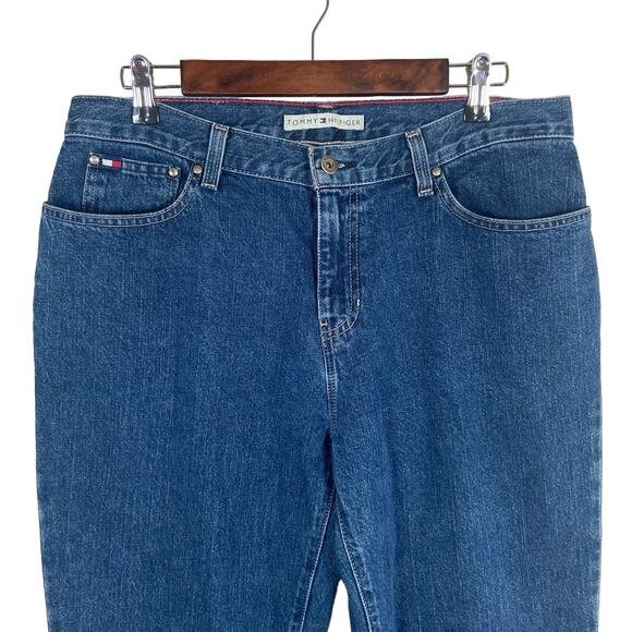 Tommy Hilfiger Vintage Straight Jeans‎ Women's 10 Long 90's Y2K Classic Preppy - Picture 3 of 13